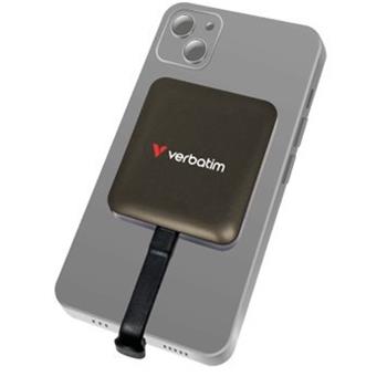 VERBATIM SnapBack magnetick SSD 1TB, 20 Gbps, ProRes 4K/60 ready, moka metalza