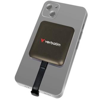 VERBATIM SnapBack magnetick SSD 2TB, 20 Gbps, ProRes 4K/60 ready, moka metalza