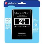 VERBATIM Storen Go 2,5" 2TB USB 3.0 ern