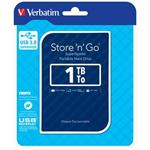 VERBATIM Storen Go 2,5" HDD GEN2 1TB USB 3.0 modr
