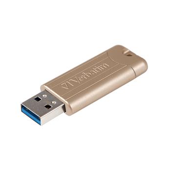VERBATIM Store 'n' Go PinStripe Anniversary Edition Gold 128GB USB 3.0, zlat