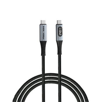 VERBATIM Sync&ChargeDisplay USB-C --> USB-C, 100W, 40 Gbps, 1,2 m