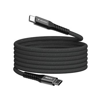 VERBATIM Sync&Charge MagneticUSB-C --> USB-C, 100W, 1,2 m, ern