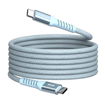 VERBATIM Sync&Charge MagneticUSB-C --> USB-C, 60W, 1,2 m, modr