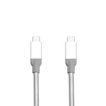 VERBATIM USB 3.1 TYPE-C TO TYPE-C STAINLESS STEEL CABLE 30CM