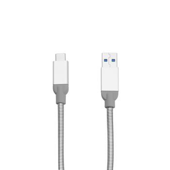 VERBATIM USB 3.1 TYPE-C TO USB-A STAINLESS STEEL CABLE 30CM
