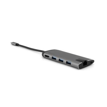 VERBATIM USB-C™ MULTIPORT HUB USB 3.1 GEN 1 / 3x USB 3.0 / HDMI / SDHC / MICROSDHC / RJ45
