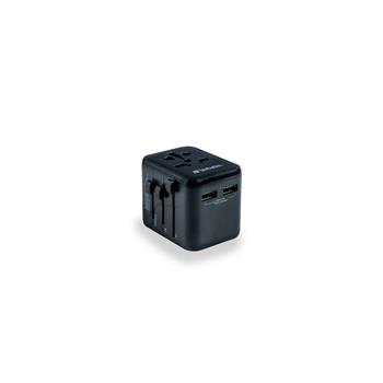 VERBATIM UTA-01 Universal Travel Adapter s 2 x USB-A porty