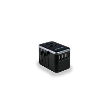 VERBATIM UTA-04 Universal Travel Adapter with 1 x USB-C PD 61W & QC 3.0 / 1 x USB-C / 3 x USB-A