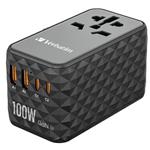 VERBATIM UTA-06 GaN III Universal Travel Adapter 100W