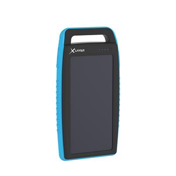 XLAYER Powerbank PLUS Solar 15000mAh ern/modr