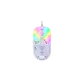 XTRFY Gaming Mouse MZ1 RGB Rail, White Transparent