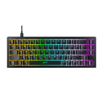 XTRFY K5 RGB, Compact Mechanical Keyboard 65%, Black