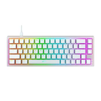 XTRFY K5 RGB, Compact Mechanical Keyboard 65%, Transparent white